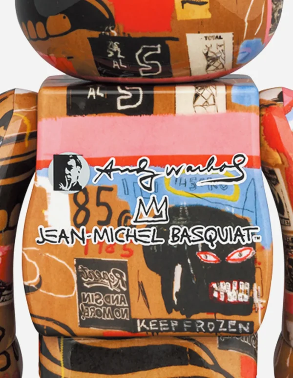 Maharishi Medicom & Be@Rbricks*Medicom Be@Rbrick Andy Warhol × Jean-Michel Basquiat #2 400% U0026 100% Set