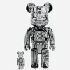 Maharishi Home*Medicom Be@Rbrick Hr Giger Chrome Version 400% U0026 100% Black