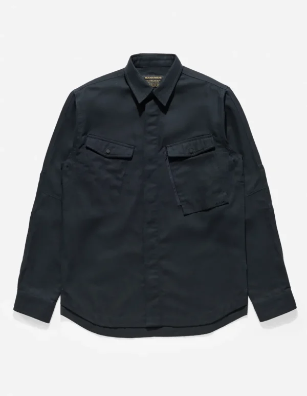 Maharishi Shirts*7028 Miltype Custom Shirt Navy