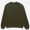 Maharishi Crew Sweats*7011 Miltype Embroidered Crew Sweat · Organic Cotton Mil Olive
