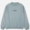 Maharishi Crew Sweats*7011 Miltype Embroidered Crew Sweat · Organic Sweat 450 Ghost Blue