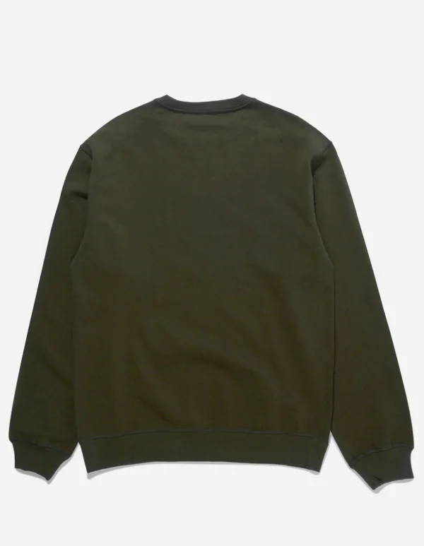Maharishi Crew Sweats*7011 Miltype Embroidered Crew Sweat · Organic Cotton Mil Olive