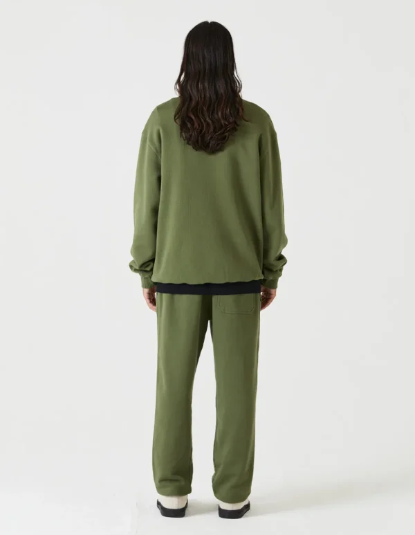 Maharishi Crew Sweats*7011 Miltype Embroidered Crew Sweat Olive