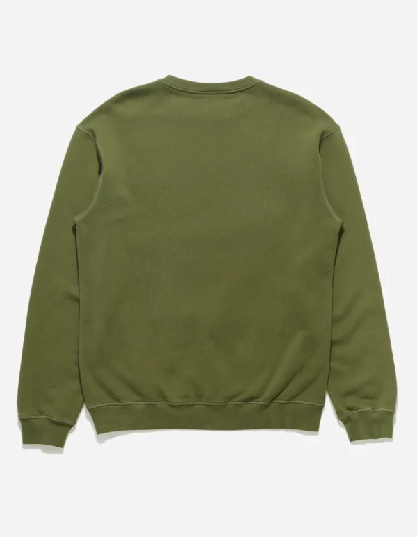 Maharishi Crew Sweats*7011 Miltype Embroidered Crew Sweat Olive