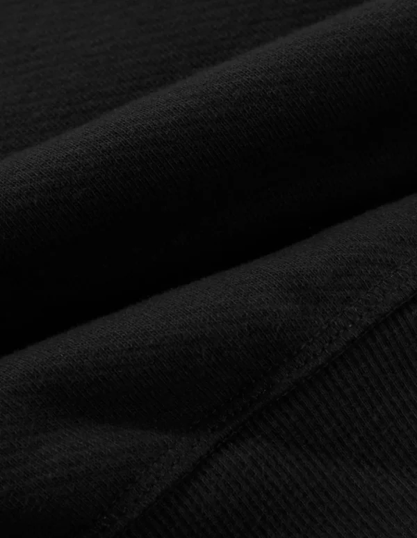 Maharishi Crew Sweats*7011 Miltype Embroidered Crew Sweat · Organic Cotton Black