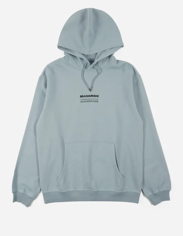 Maharishi Hooded Sweats*7010 Miltype Embroidered Hooded Sweat · Organic Sweat 450 Ghost Blue