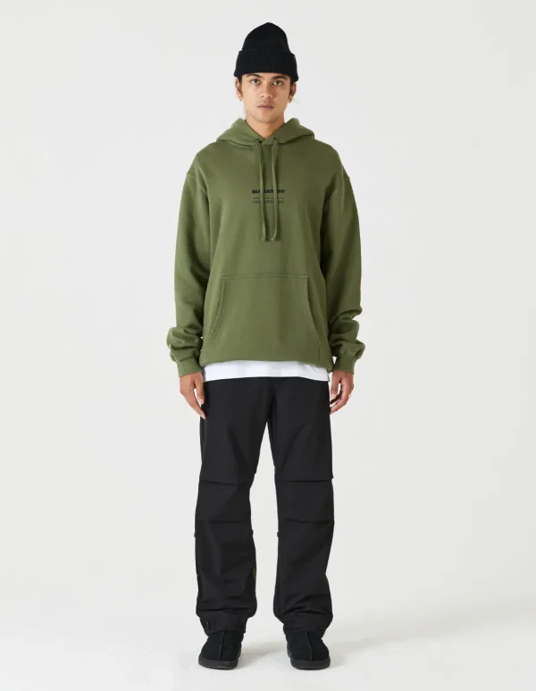 Maharishi Hooded Sweats*7010 Miltype Embroidered Hooded Sweat · Organic Sweat 450 Olive Og-107F
