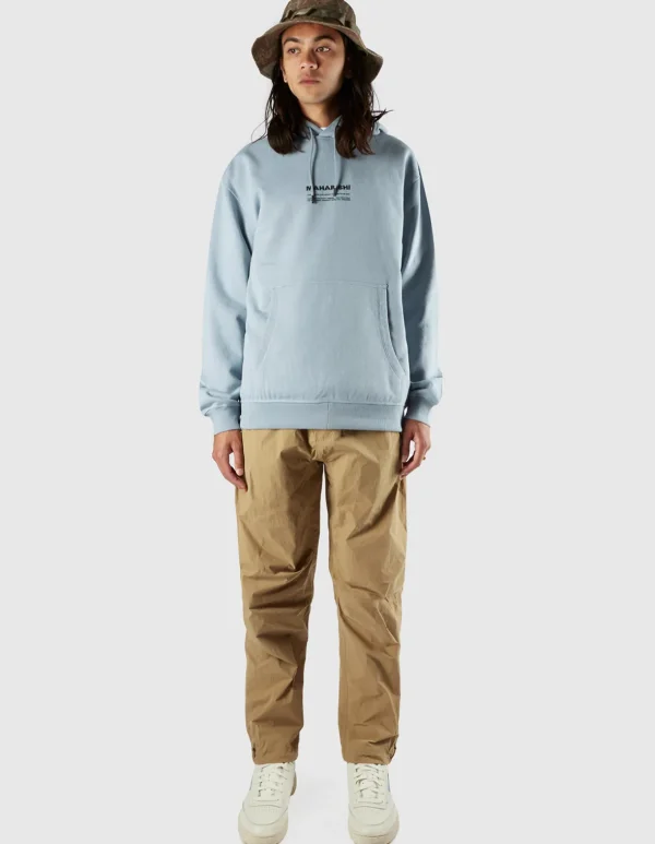 Maharishi Hooded Sweats*7010 Miltype Embroidered Hooded Sweat · Organic Sweat 450 Ghost Blue