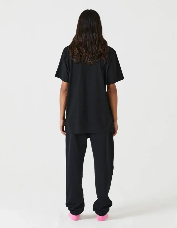 Maharishi Short Sleeve T-Shirts*9912 Miltype Embroidered T-Shirt Black