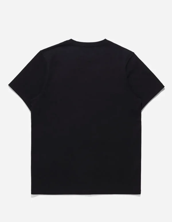 Maharishi Short Sleeve T-Shirts*9912 Miltype Embroidered T-Shirt Black