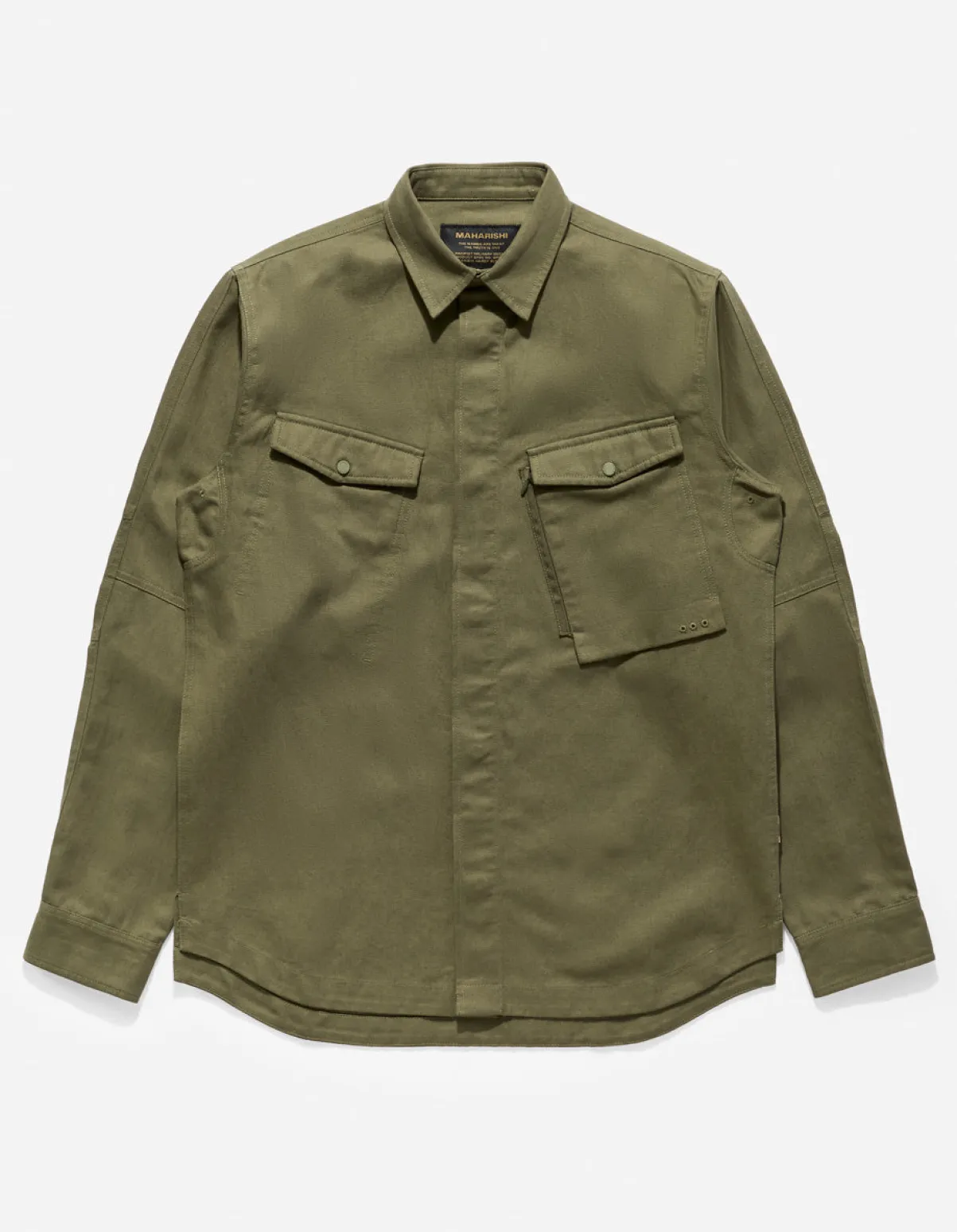 miltype_organic_custom_s_0-1.webp Maharishi Shirts*7028 Miltype Organic Custom Shirt Mil Olive