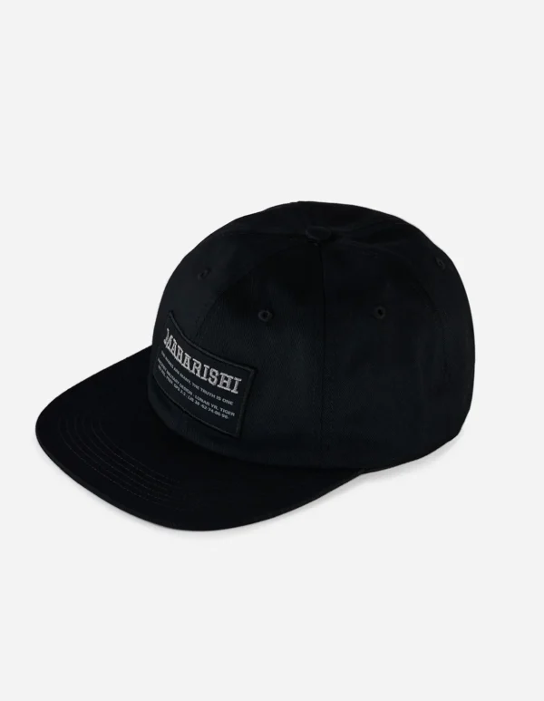 Maharishi Hats And Scarves*9478 Miltype 6-Panel Cap Black