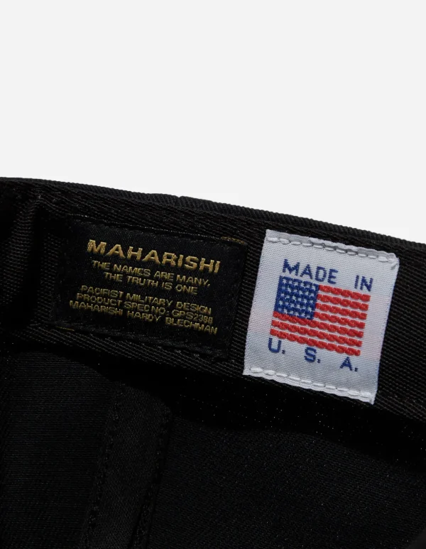 Maharishi Hats And Scarves*9478 Miltype 6-Panel Cap Black