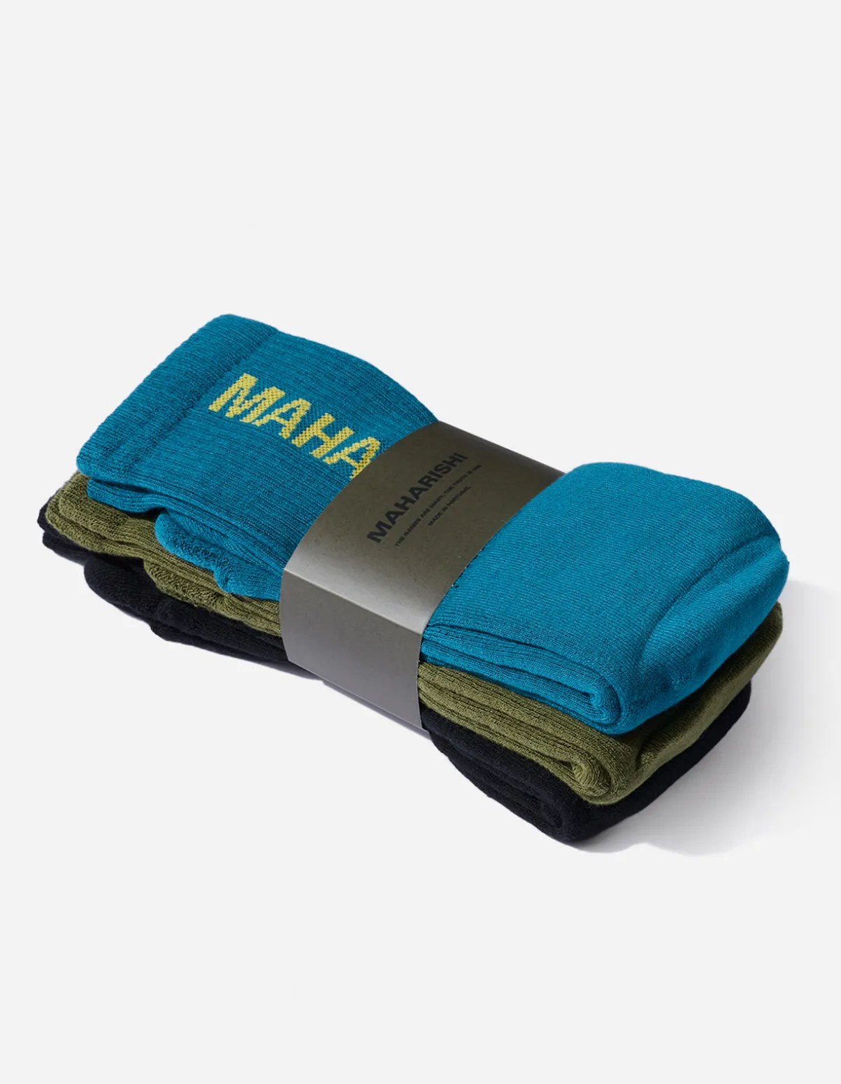 miltype_peace_tabi_sport_2-1.webp Maharishi Socks*9891 Miltype Peace Tabi Sports Socks Teal/Olive/Black