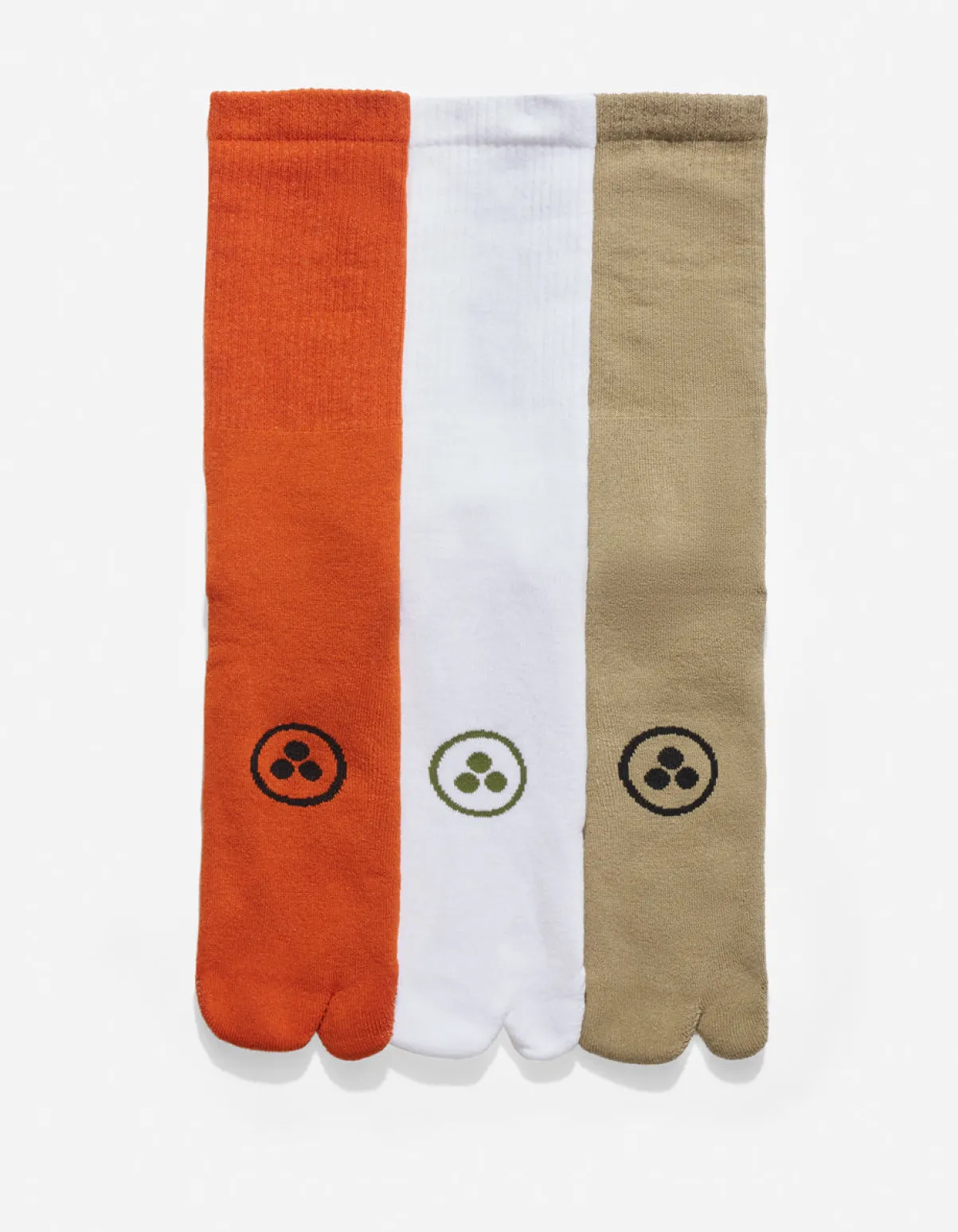 miltype_peace_tabi_sport_3.webp Maharishi Socks*9891 Miltype Peace Tabi Sports Socks Rust/Sage/White