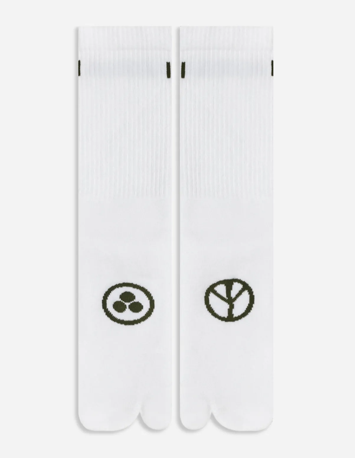 Maharishi Socks*9348 Miltype Tabi Sock · 3 Pack White/White/White