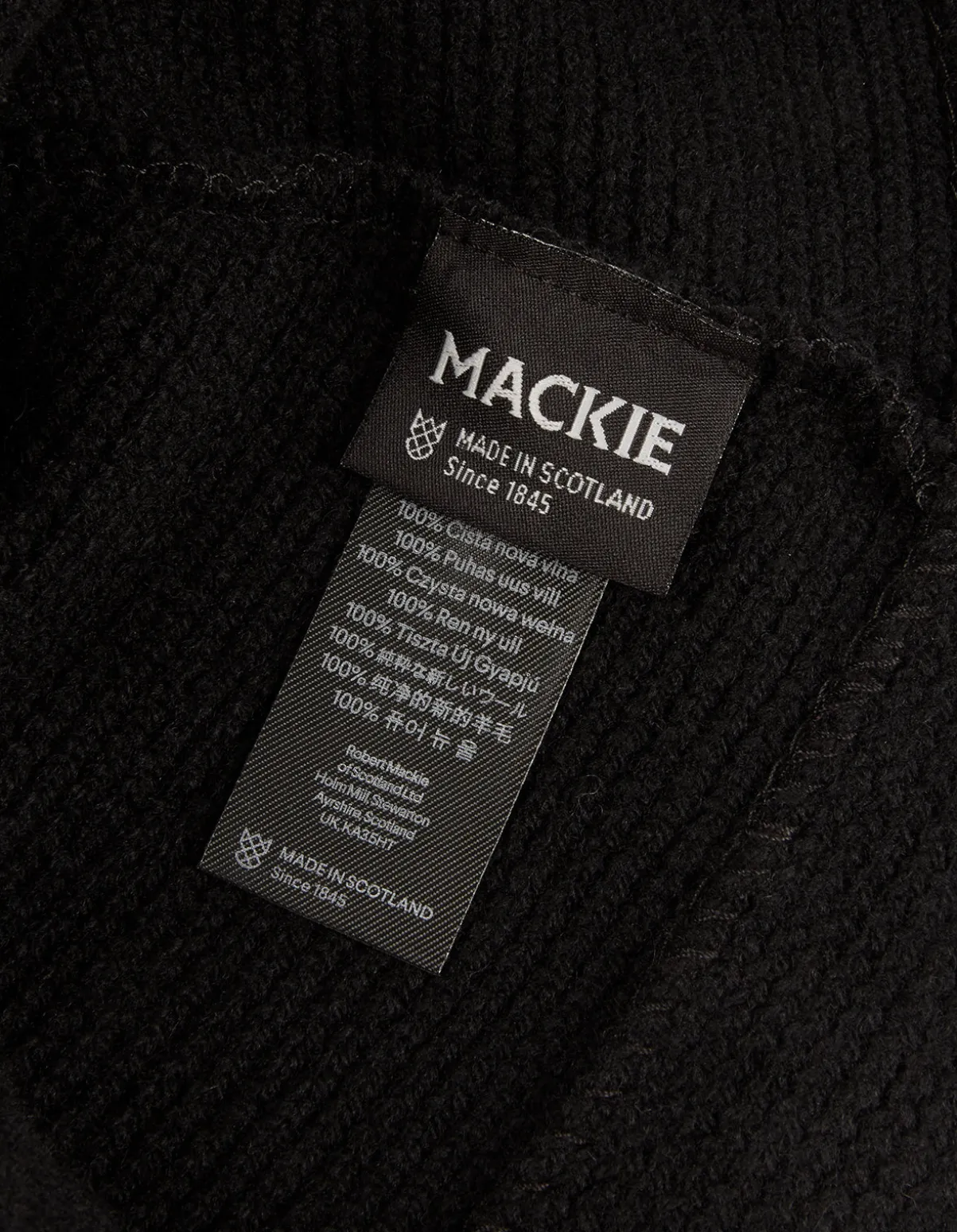 Maharishi Hats And Scarves*9266 Miltype Wool Bucket Hat Black