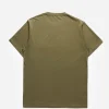 Maharishi Short Sleeve T-Shirts*4501 Ninjutsu Embroidered T-Shirt Olive Og-107F