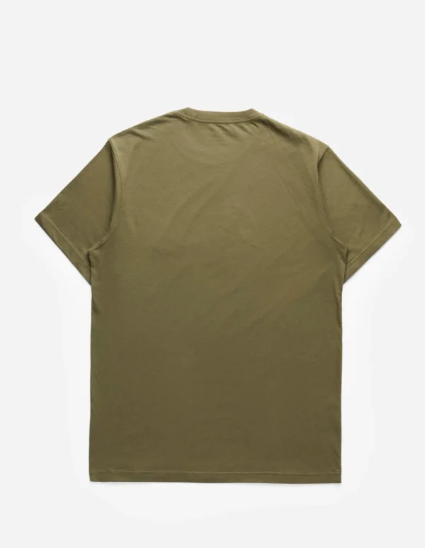 Maharishi Short Sleeve T-Shirts*4501 Ninjutsu Embroidered T-Shirt Olive Og-107F