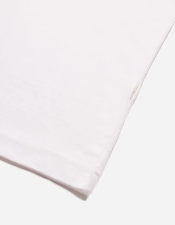 Maharishi Short Sleeve T-Shirts*4501 Ninjutsu Embroidered T-Shirt White