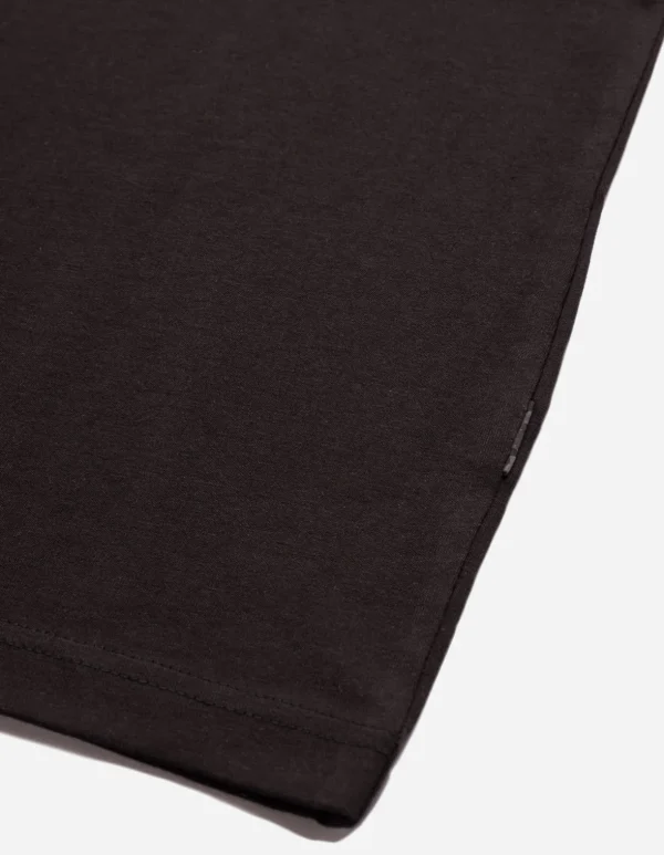 Maharishi Short Sleeve T-Shirts*4501 Ninjutsu Embroidered T-Shirt Black