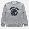 Maharishi Crew Sweats*1005 Paper-Cut Rabbit Crew Sweat Grey Marl