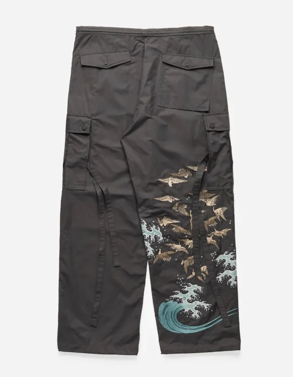Maharishi Cargo Pants*4504 Peace Cargo Snopants® Loose Fit Charcoal