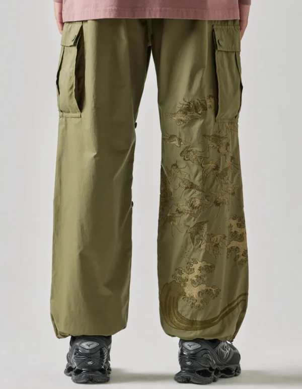 Maharishi Cargo Pants*4504 Peace Cargo Snopants® Loose Fit Olive Og-107F