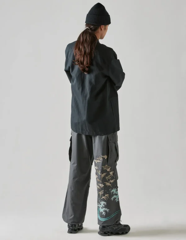 Maharishi Cargo Pants*4504 Peace Cargo Snopants® Loose Fit Charcoal