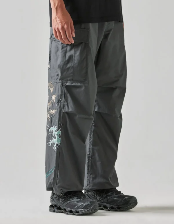 Maharishi Cargo Pants*4504 Peace Cargo Snopants® Loose Fit Charcoal
