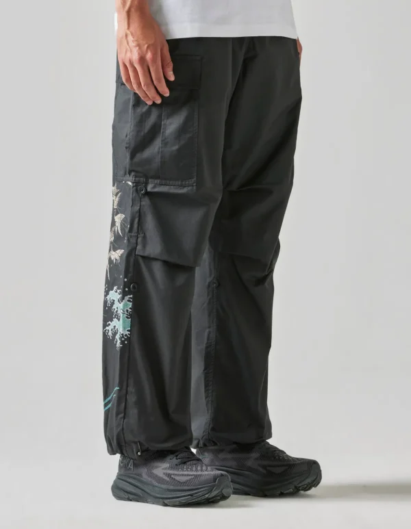 Maharishi Cargo Pants*4504 Peace Cargo Snopants® Loose Fit Black