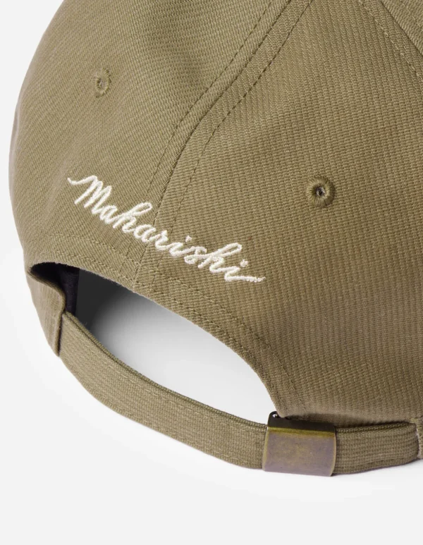 Maharishi Hats And Scarves*1107 Peace Crane 6 Panel Cap Olive