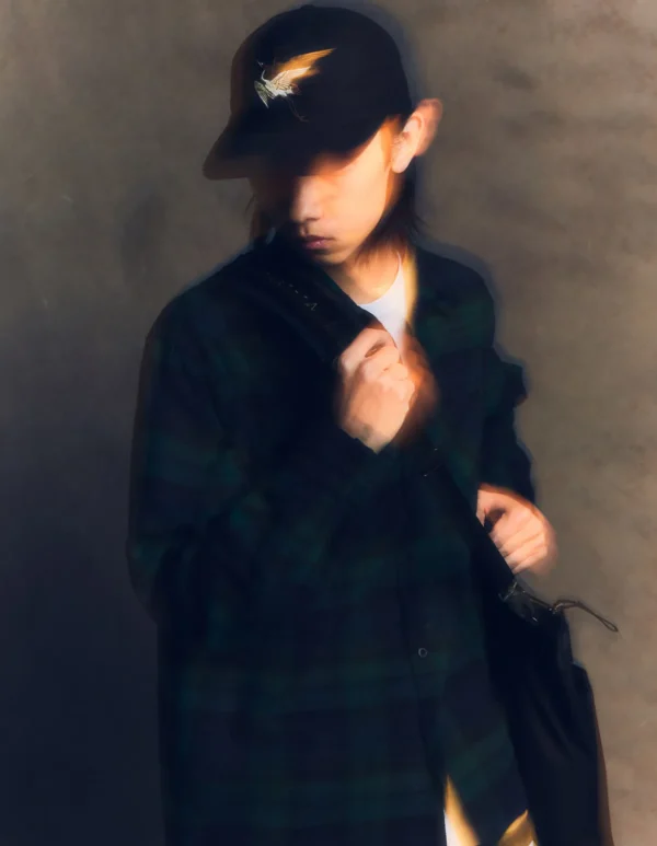 Maharishi Hats And Scarves*1107 Peace Crane 6 Panel Cap Black