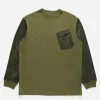 Maharishi Long Sleeve T-Shirts*4132 Pointillist Camo L/S T-Shirt Jungle