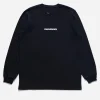 Maharishi Long Sleeve T-Shirts*9905 Pointillist Maha L/S T-Shirt Black
