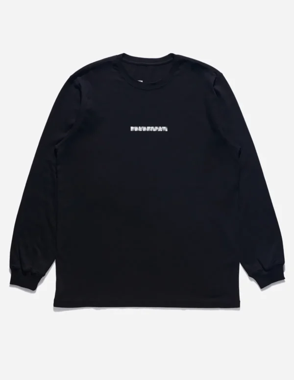Maharishi Long Sleeve T-Shirts*9905 Pointillist Maha L/S T-Shirt Black