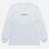 Maharishi Long Sleeve T-Shirts*9905 Pointillist Maha L/S T-Shirt White