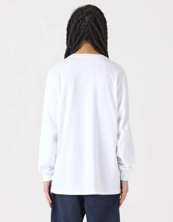Maharishi Long Sleeve T-Shirts*9905 Pointillist Maha L/S T-Shirt White
