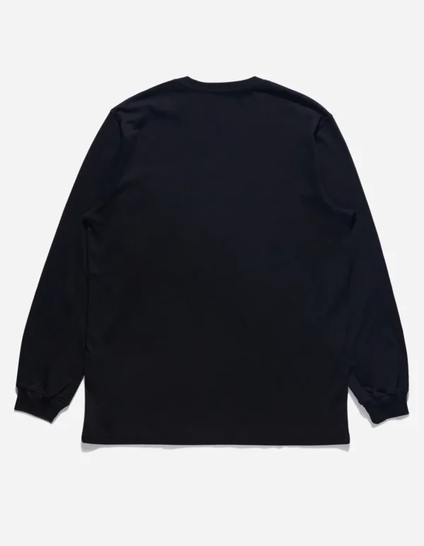 Maharishi Long Sleeve T-Shirts*9905 Pointillist Maha L/S T-Shirt Black