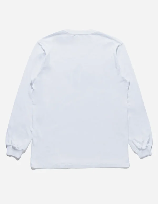 Maharishi Long Sleeve T-Shirts*9921 Pointillist Temple L/S T-Shirt White