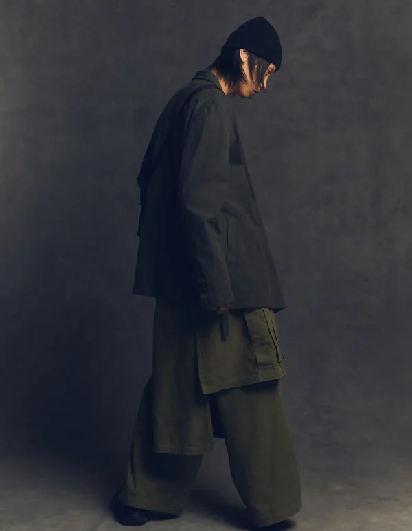Maharishi Jackets*4525 Polaris Kimono Blazer Charcoal