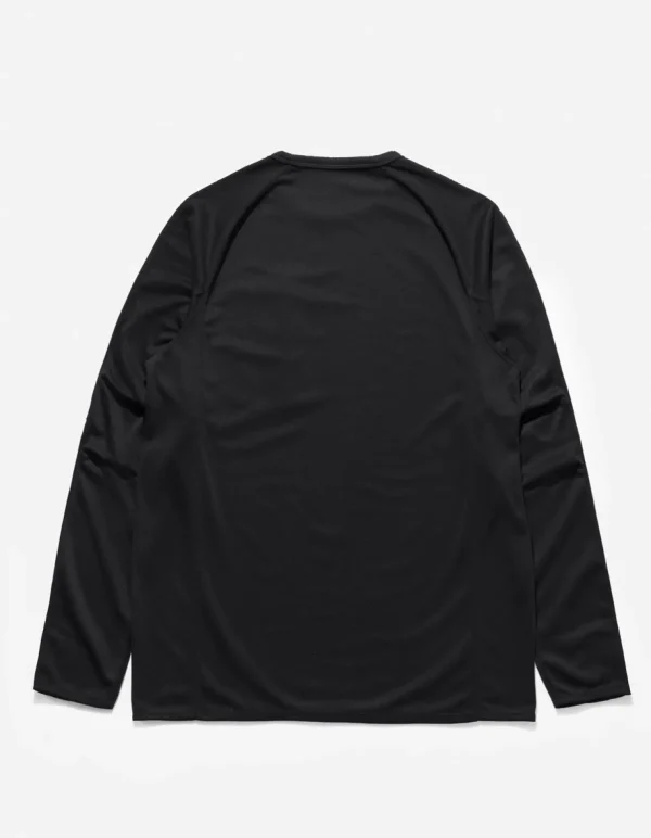 Maharishi Long Sleeve T-Shirts*4252 Polartec Dry® Travel L/S T-Shirt Black