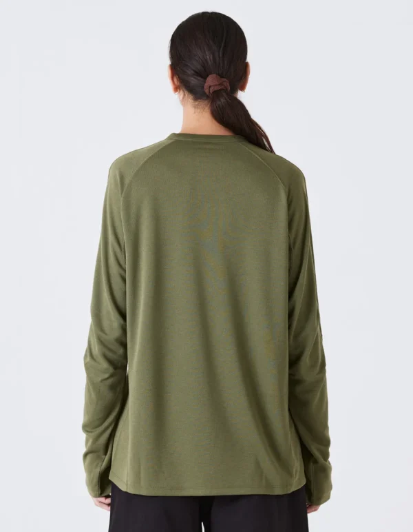 Maharishi Long Sleeve T-Shirts*4252 Polartec Dry® Travel L/S T-Shirt Olive