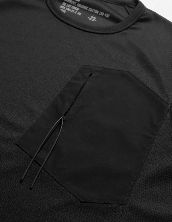 Maharishi Short Sleeve T-Shirts*4251 Polartec Dry® Travel T-Shirt Black