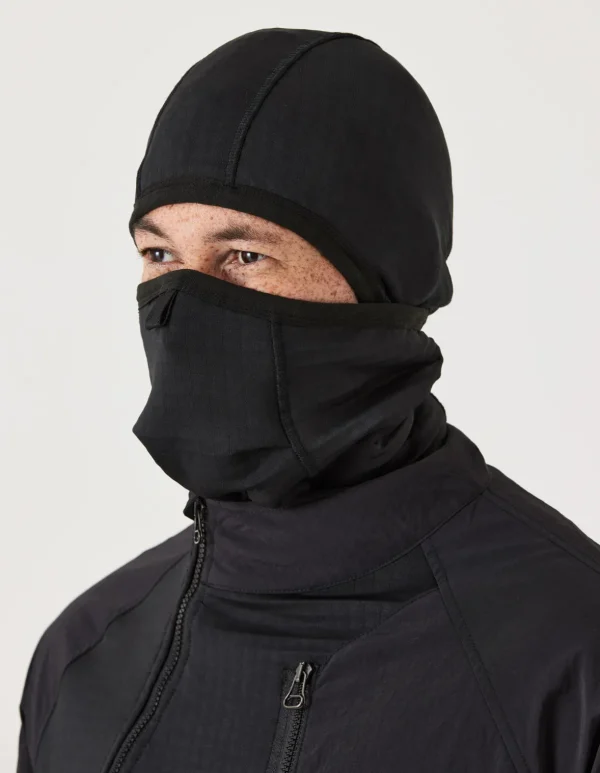 Maharishi Hats And Scarves*4073 Polartec® Tech Knit Barbute Balaclava Black