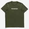 Maharishi Short Sleeve T-Shirts*1006 Rabbit Bones T-Shirt Olive Og-107F
