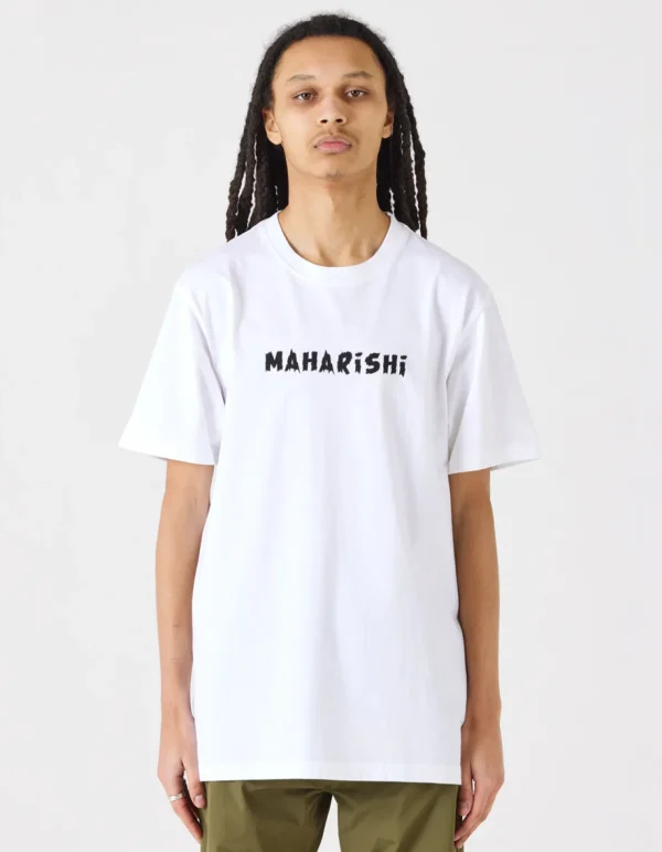 Maharishi Short Sleeve T-Shirts*1006 Rabbit Bones T-Shirt White
