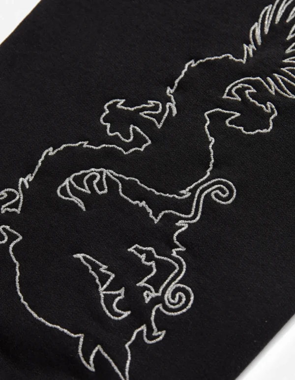 Maharishi Sweatpants*1088 Reflective Dragon Sweatpants Black