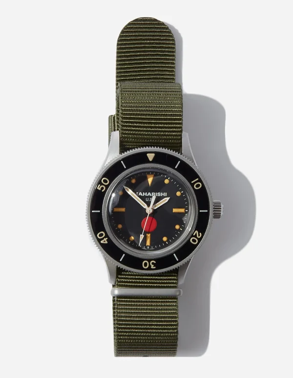 Maharishi Lifestyle*9501 Riverine Diver 2.0 Watch Steel Silver