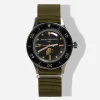 Maharishi Lifestyle*9372 Riverine Diver Watch Case · Aged Dial Steel